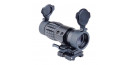 AIM-O ET Style 4X FXD Magnifier with Adjustable QD Mount BK