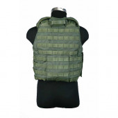 PANTAC VT-C201-OD-M Releaseable Molle Armor Cover Mar. Version, M, OD