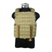 PANTAC VT-S501-DD-S Releaseable Molle Armor Cover Land Version, S, DD