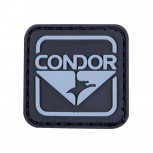CONDOR 18001-002 Emblem PVC Patch Black/Grey