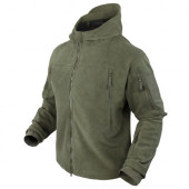 CONDOR 605-001-S SIERRA Hooded Fleece Jacket OD S