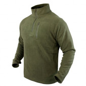 CONDOR 607-001-S 1/4 Zip Fleece Pullover OD S