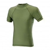 DEFCON 5 D5-1790 Lycra + Mesh Short Sleeve T-Shirt OD GREEN S