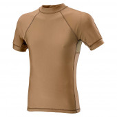 DEFCON 5 D5-1790 Lycra + Mesh Short Sleeve T-Shirt COYOTE TAN L