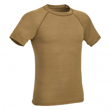 DEFCON 5 D5-1795 Winter T-Shirt 100% Merino Wool COYOTE BROWN S
