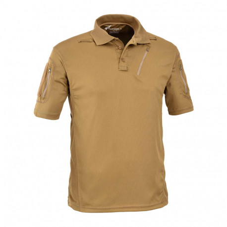 DEFCON 5 D5-1726 Advanced Tactical Polo Short Sleeves COYOTE TAN S