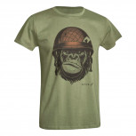 D.FIVE DF5-F61430-8 T-Shirt Monkey with Helmet OD GREEN XXL