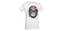 D.FIVE DF5-F61430-8 T-Shirt Monkey with Helmet WHITE XXL