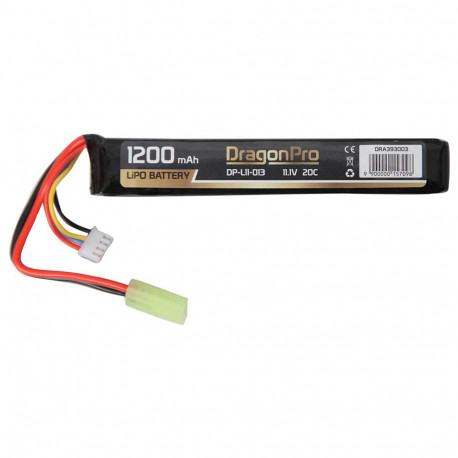 DRAGONPRO DP-L11-013 11.1V 1200mAh 20C LiPO 128x21x19mm