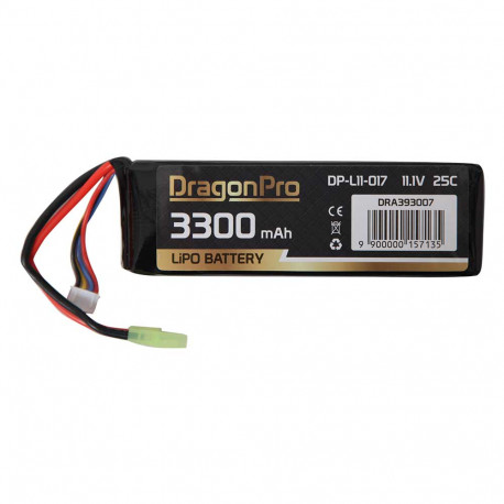 DRAGONPRO DP-L11-017 11.1V 3300mAh 25C LiPO 135x43x18mm