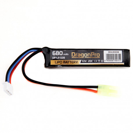 DRAGONPRO DP-L11-028 11.1V 680mAh 20C LiPO 74x17x18mm