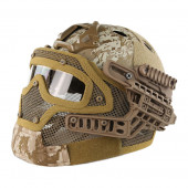 EMERSON GEAR EM9197E G4 PJ Helmet + Protective Full Mask Goggles DD
