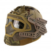 EMERSON GEAR EM9197H G4 PJ Helmet + Protective Full Mask Goggles HLD