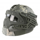 EMERSON GEAR EM9197L G4 PJ Helmet + Protective Full Mask Goggles ACU
