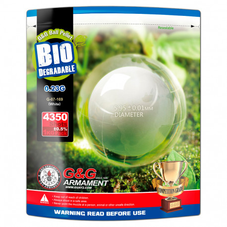 G&G Bio BB 0.23g / 1KG Aluminum Foil (White) / G-07-169