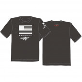 ICS MS-145 T-Shirt USA S Dark Grey