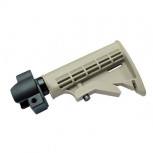 ICS MP-130 Tactical Stock (Tan) With Adapter Connect M4