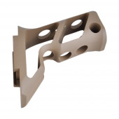 METAL CNC Picatinny System Long Angled Grip DE