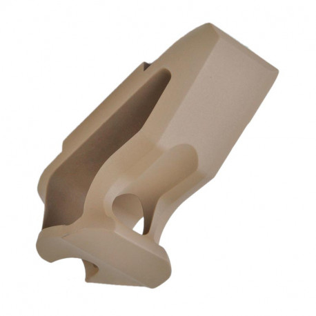 METAL CNC Picatinny System Short Angled Grip DE