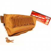 MODIFY Rifle Stock Ammo Pouch with Cheek Leather Pad - TAN