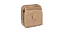 OUTAC OT-MPK03 Map Pouch with Note Book COYOTE TAN