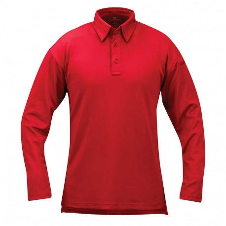 PROPPER F5315 ICE Men's Performance Polo - Long Sleeve Red M