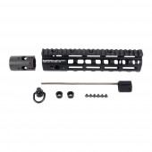 PTS GA025490307 Griffin Armament Low Pro RIGID M-LOK Rail 8.6â€ Black