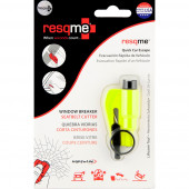 RESQME 2 in 1 Keychain Rescue Tool Safety Yellow Retail