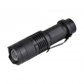 WADSN Mini Telescopic Zoom Flashlight BK