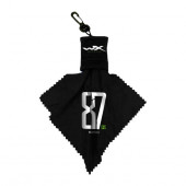 WILEY X Cleaning Cloth w Bag & Clip - Black