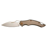 FOX EDGE FE-031 Sparrow Folding Knife BRONZE (Aluminium Handle)