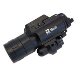 NUPROL 7052 NX400 Pro Pistol Torch & Laser Black